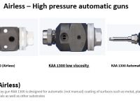 KAA-1300 airless automatic spray gun