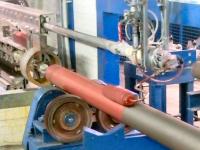 2 K Epoxid pipe-internal coating, external coating roller application