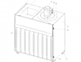 Farbspritzwand Compact L1